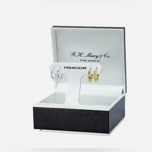 R.H. Macy’s 2-Pc. Set Twist Small Hoop Earrings in Sterling Silver